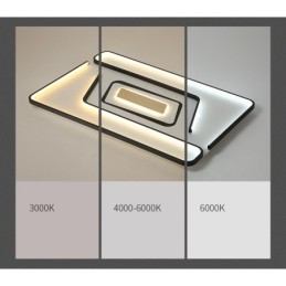 Lumină dreptunghiulară modernă contemporană