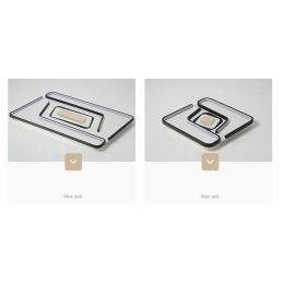 Lumină dreptunghiulară modernă contemporană