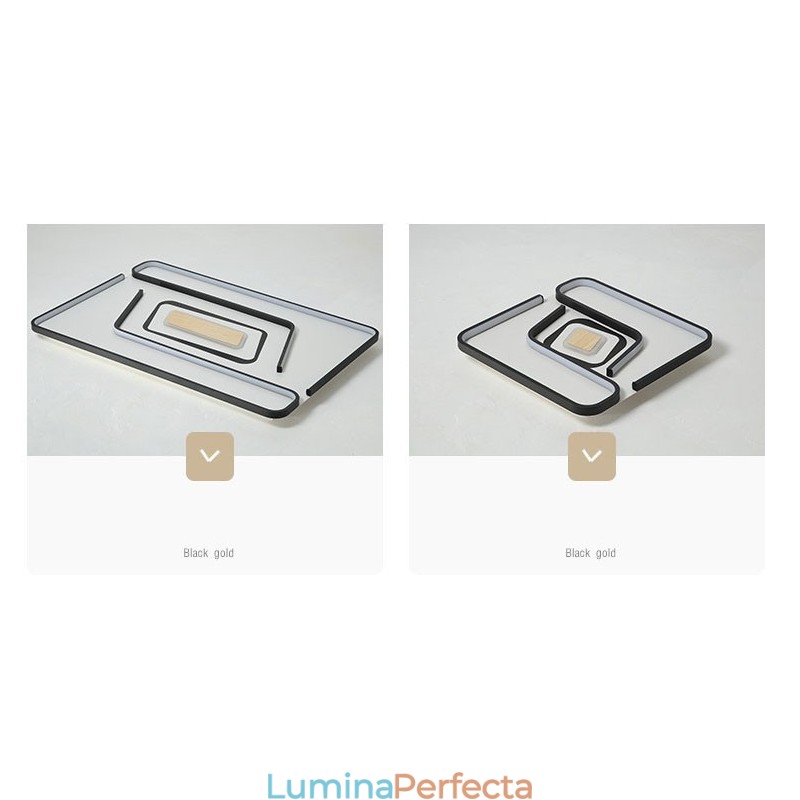 Lumină dreptunghiulară modernă contemporană