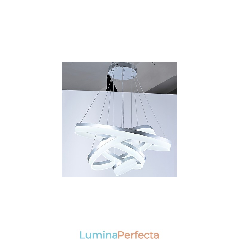 Candelabru din acril Inel pendanta Corpuri de iluminat cu