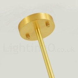 Candelabru cu 12 lumini (8 + 4 lumini) pe două niveluri, alamă pură din nordul Europei, candelabru modern cu molecule de metal.