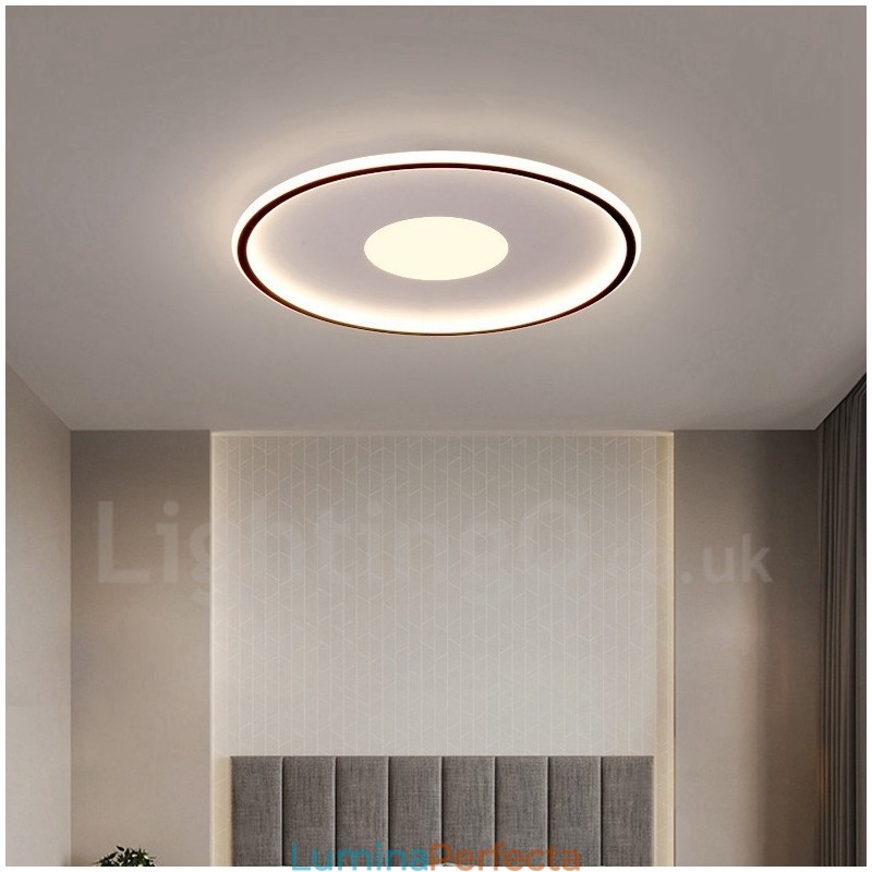 Plafoniere ultra subțiri, reglabile, moderne, contemporane, în stil nordic, cu montare încastrabilă, cu telecomandă, care pot fi, de asemenea, folosite ca lampă de perete