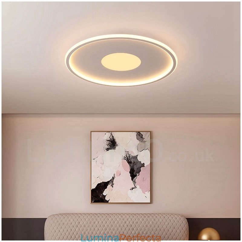 Plafoniere ultra subțiri, reglabile, moderne, contemporane, în stil nordic, cu montare încastrabilă, cu telecomandă, care pot fi, de asemenea, folosite ca lampă de perete
