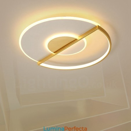 Plafoniere aurii, ultra subțiri, moderne, contemporane, în stil nordic, cu montare încasată, cu telecomandă, pot fi folosite și ca lampă de perete Plafoniere aurii, ultra subțiri, moderne, contemporane, în stil nordic, cu montare încasată, cu telecomandă, pot fi folosite și ca lampă de perete