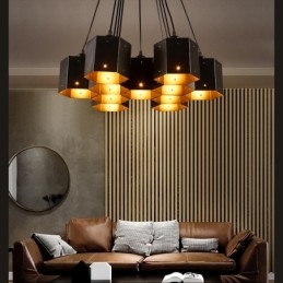 Candelabru cu pandantiv în stil industrial Loft