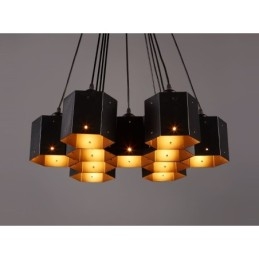 Candelabru cu pandantiv în stil industrial Loft