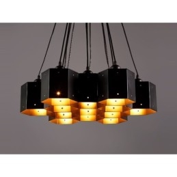 Candelabru cu pandantiv în stil industrial Loft