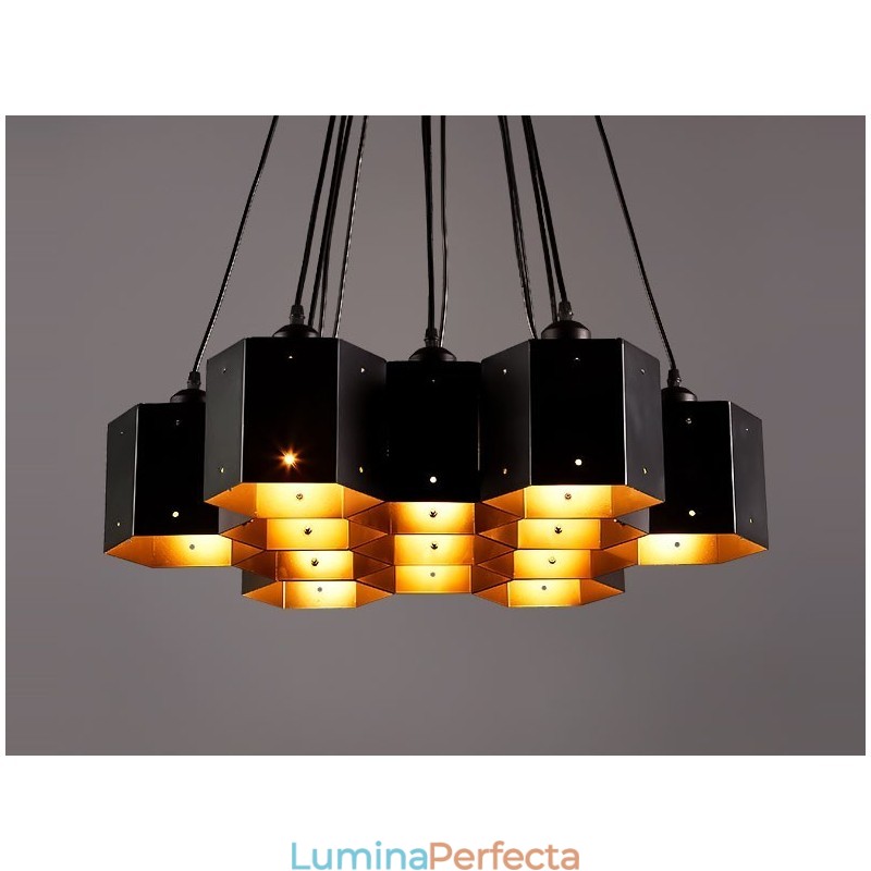 Candelabru cu pandantiv în stil industrial Loft