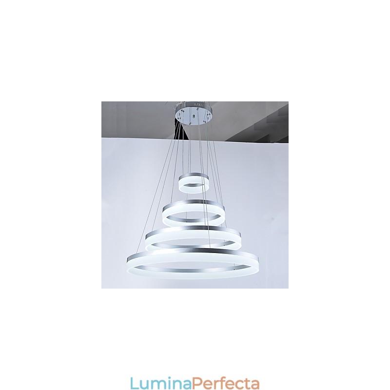 Candelabru din acril Inel pendanta Corpuri de iluminat cu
