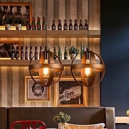 Lampă retro din fier Candelabru în stil industrial minimalist modern