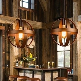 Lampă retro din fier Candelabru în stil industrial minimalist modern