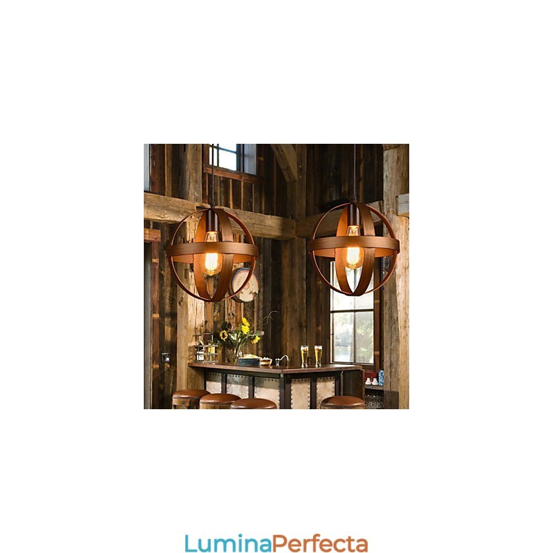 Lampă retro din fier Candelabru în stil industrial minimalist modern
