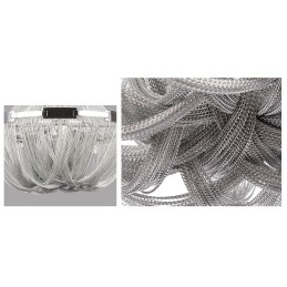 Candelabru cu ciucuri Lumină suspendată de designer Argintiu auriu