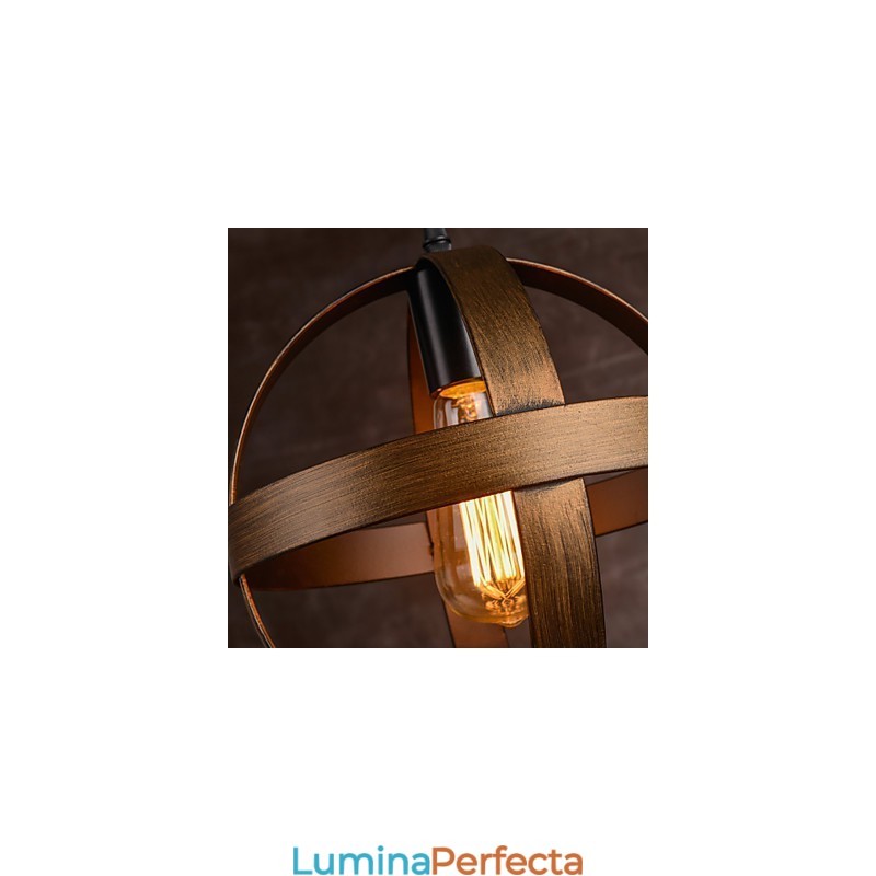 Lampă retro din fier Candelabru în stil industrial minimalist modern