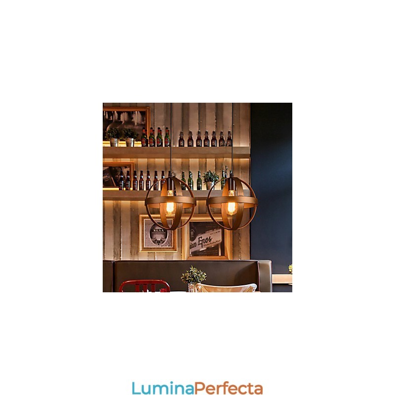Lampă retro din fier Candelabru în stil industrial minimalist modern
