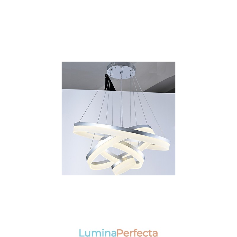 Candelabru din acril Inel pendanta Corpuri de iluminat cu