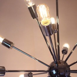 Candelabru Modern Globe Living Pandantiv Dining Shopping Magazin Noapte Metal Cromat