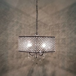 Candelabru din metal cu pictură clasică tradițională din cristal