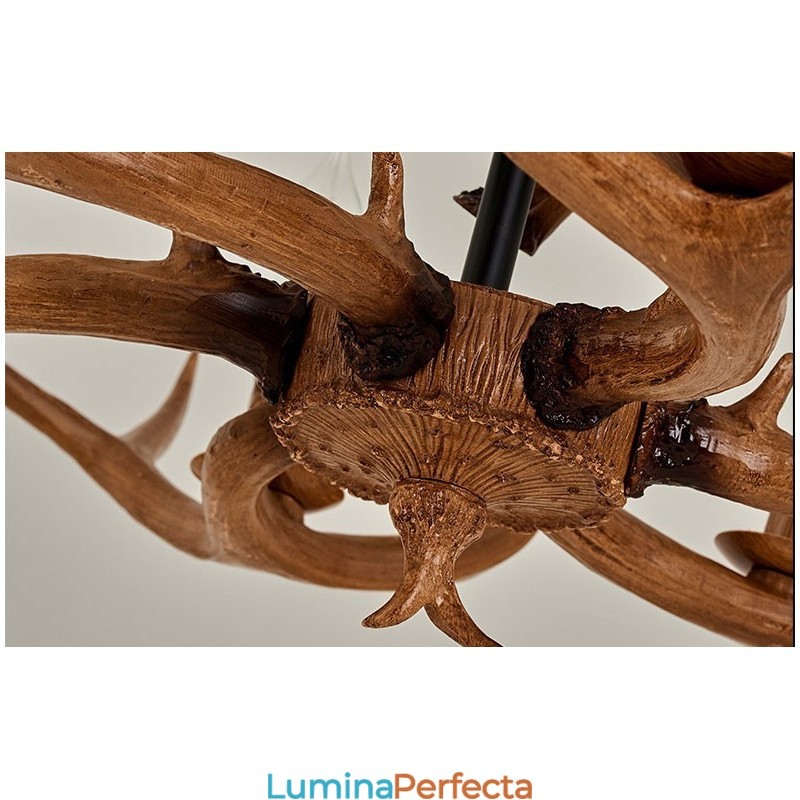 Candelabru antic Antler 6 Lumini Rustic Artistic Retro