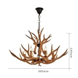 Candelabru antic Antler 6 Lumini Rustic Artistic Retro