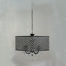 Candelabru din metal cu pictură clasică tradițională din cristal