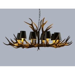 Candelabru antic Antler retro cu nuante
