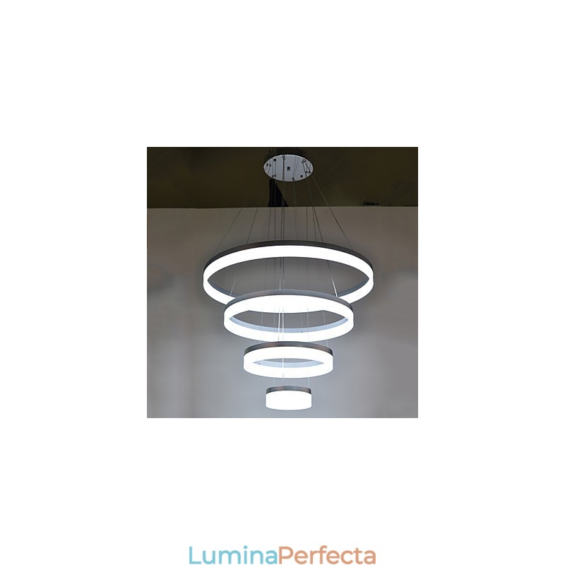 Candelabru din acril Inel pendanta Corpuri de iluminat cu