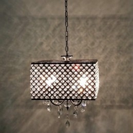 Candelabru din metal cu pictură clasică tradițională din cristal