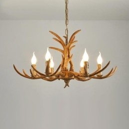 Candelabru antic Antler 6 Lumini Rustic Artistic Retro