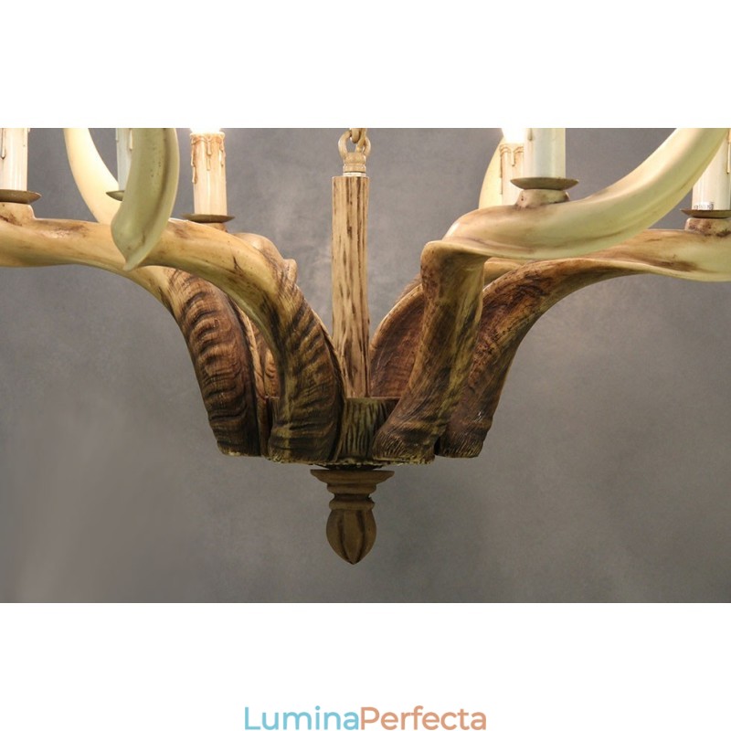 6 Lumini Rustic Artistic Retro Antler Candelabru Antic