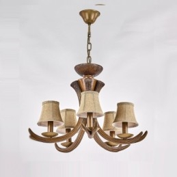 Candelabru antic Antler cu 5 lumini, rustic, artistic, retro, cu nuante