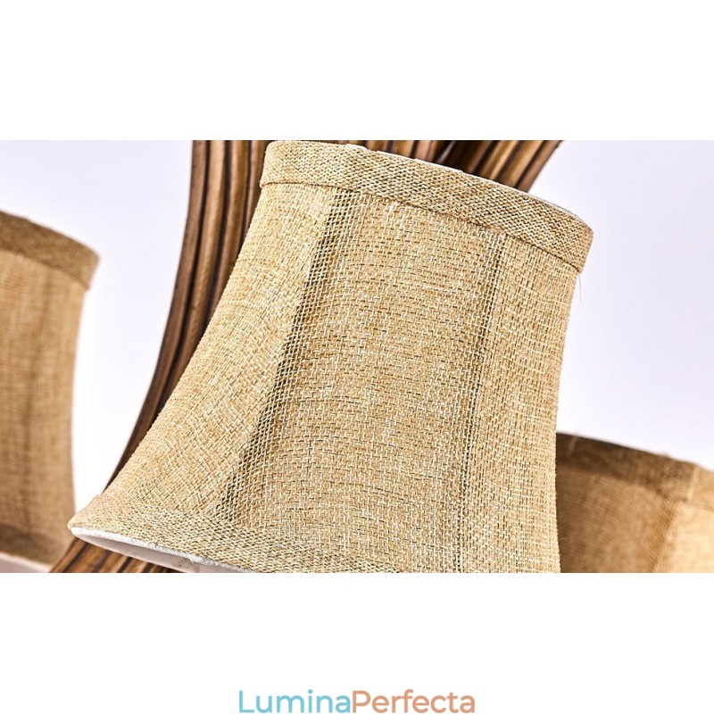 Candelabru antic Antler cu 5 lumini, rustic, artistic, retro, cu nuante