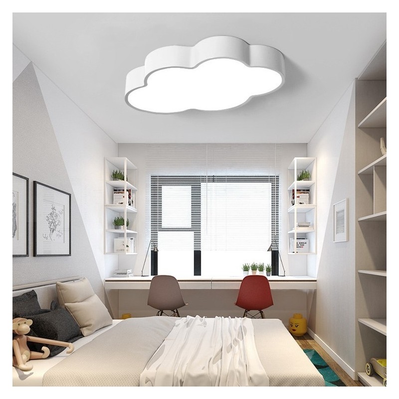 Plafoniere Macaron Multicolor Cloud în stil nordic modern cu abajur acrilic