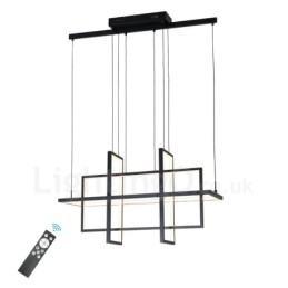 Lampă suspendată reglabilă Design modern Patru dreptunghiuri