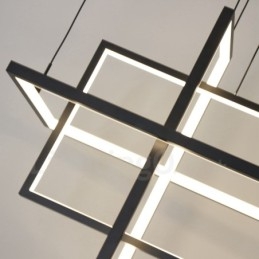 Lampă suspendată reglabilă Design modern Patru dreptunghiuri