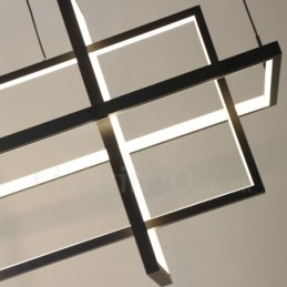 Lampă suspendată reglabilă Design modern Patru dreptunghiuri