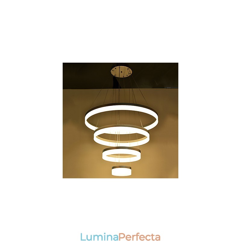 Candelabru din acril Inel pendanta Corpuri de iluminat cu