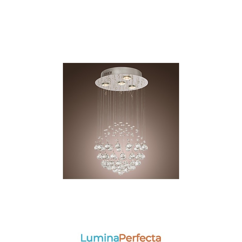 Candelabru Cristal Modern de Lux 4 Lumini