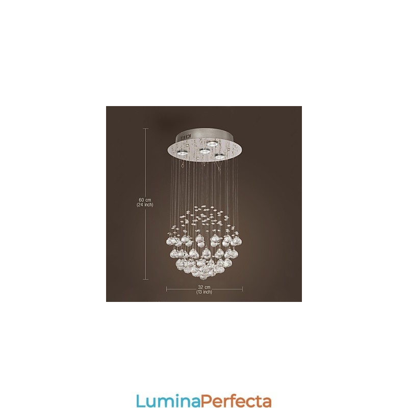 Candelabru Cristal Modern de Lux 4 Lumini