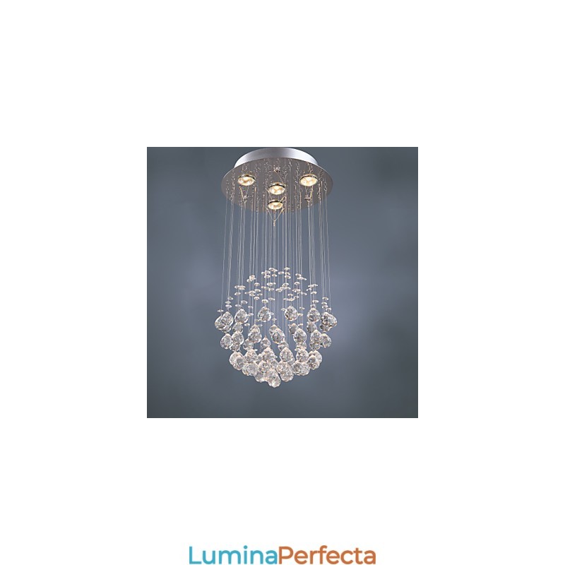 Candelabru Cristal Modern de Lux 4 Lumini