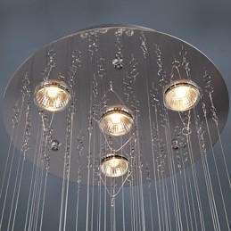 Candelabru Cristal Modern de Lux 4 Lumini