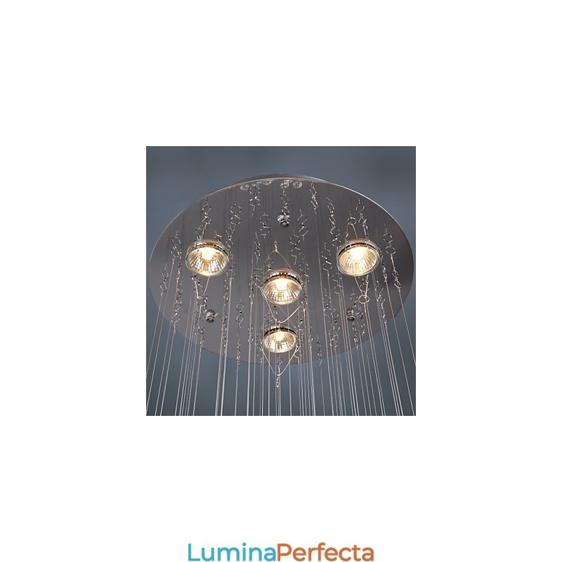 Candelabru Cristal Modern de Lux 4 Lumini