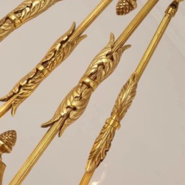 Lustru frantuzesc de lux din cristal de cupru Lampa Corp de iluminat de luat masa Candelabru