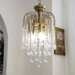 Aparat de iluminat Candelabru din sticla Water Drop