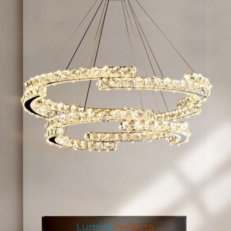 Lampă rotundă cu pandantiv din cristal Corp de iluminat de interior cu cristal K9 de lux Lampă rotundă cu pandantiv din cristal Corp de iluminat de interior cu cristal K9 de lux