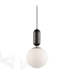 Lampă suspendată modernă și contemporană cu abajur din sticlă