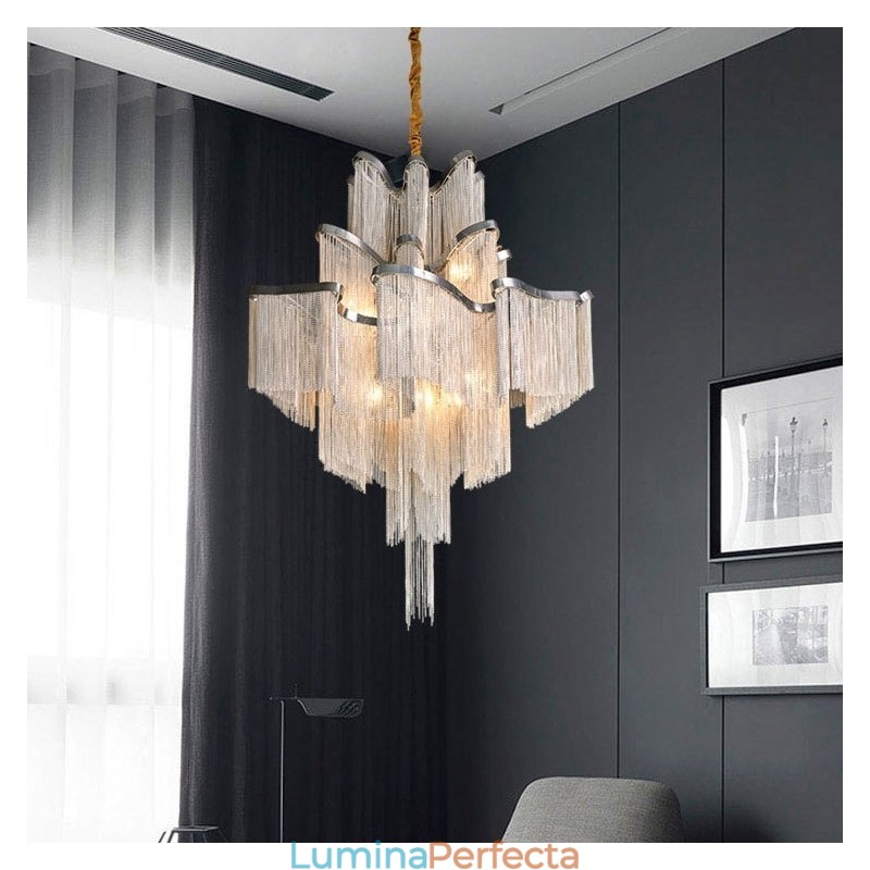 Candelabru de dimensiuni foarte mari Tassels Plafon de designer