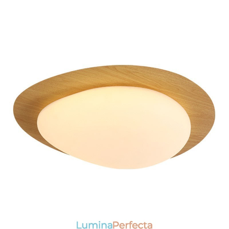 Plafoniera cu spectru complet de reglare a ochilor Nordic Log Grain Pebble