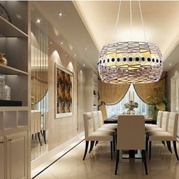 Lampă Rattan Art Lampă suspendată Tesut manual