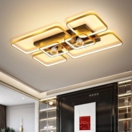 Ventilator de tavan cu lumini Decor Ventilator Lampă din acril